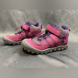 Mishansha - kids' - non-slip hiking ankle boots - Pink and Purple